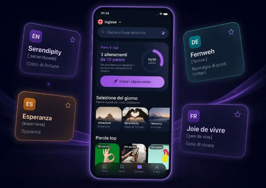 Le migliori app con IA per imparare le parole inglesi nel 2026