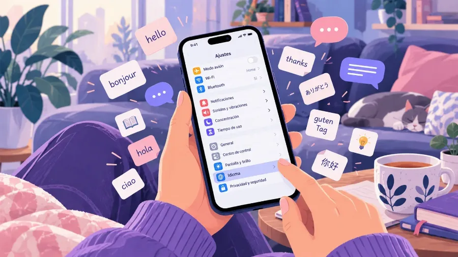 Should You Switch Your Phone to the Language You're Learning