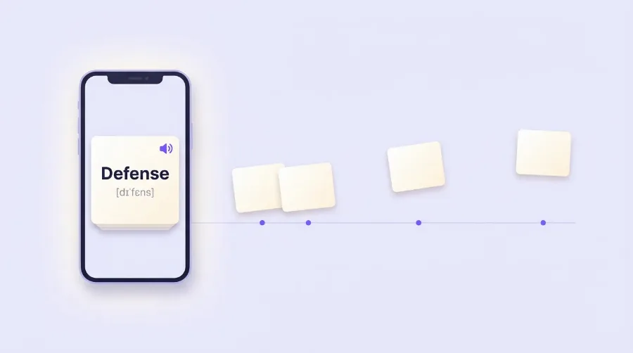 O melhor app de repetição espaçada para palavras em inglês