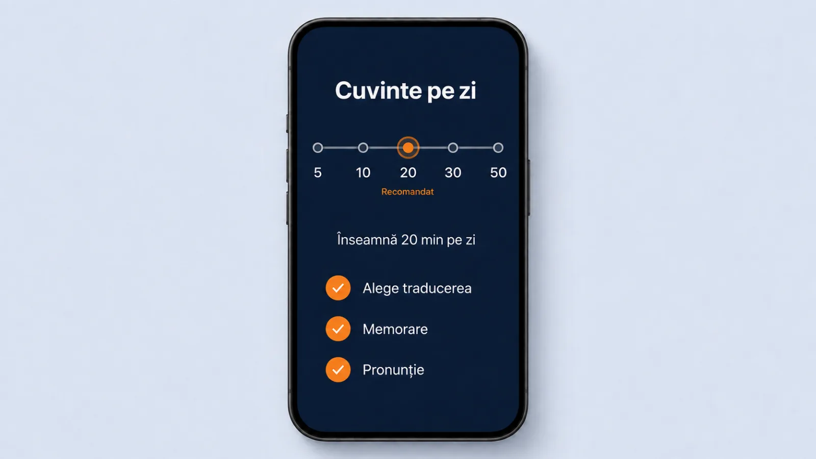 words per day setting