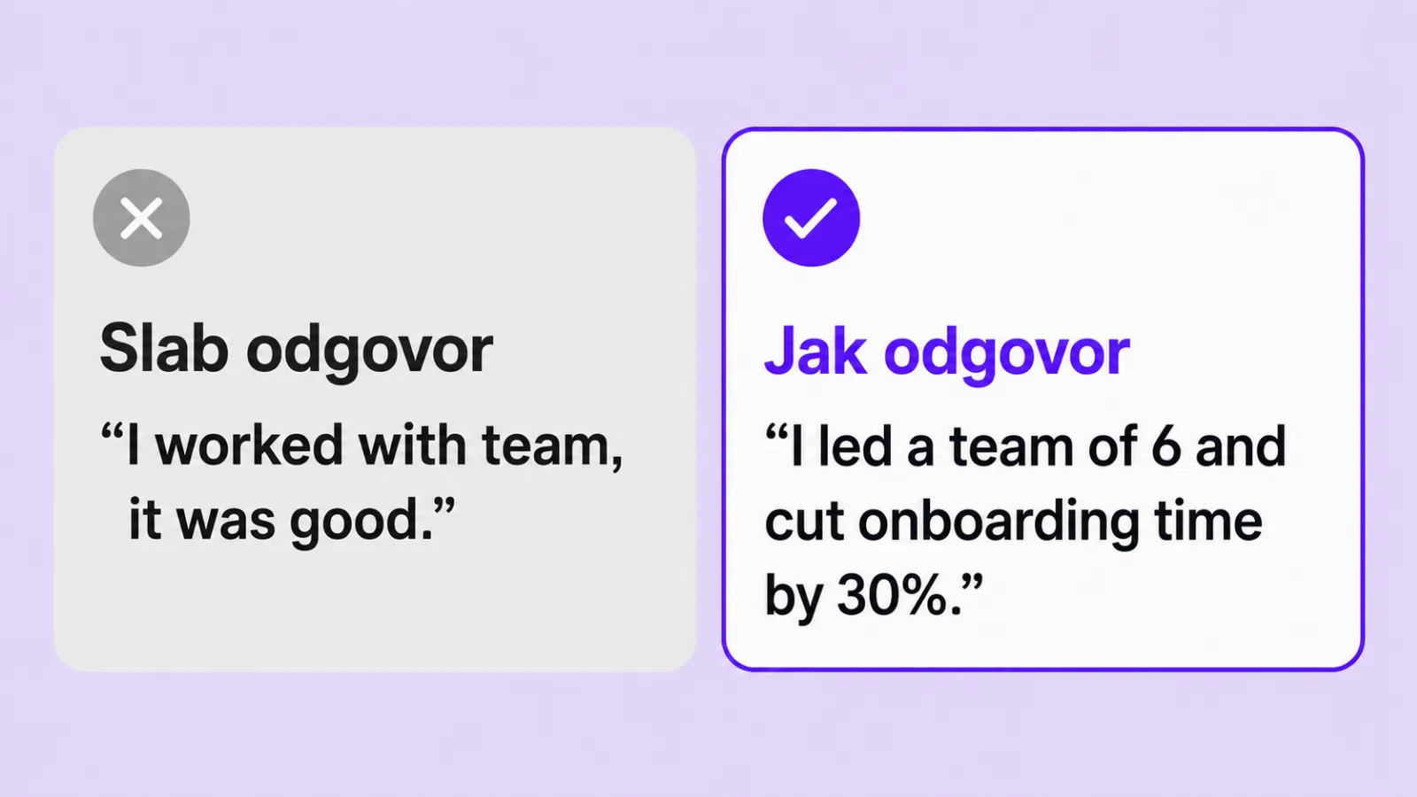 Reči za razgovor za posao na engleskom