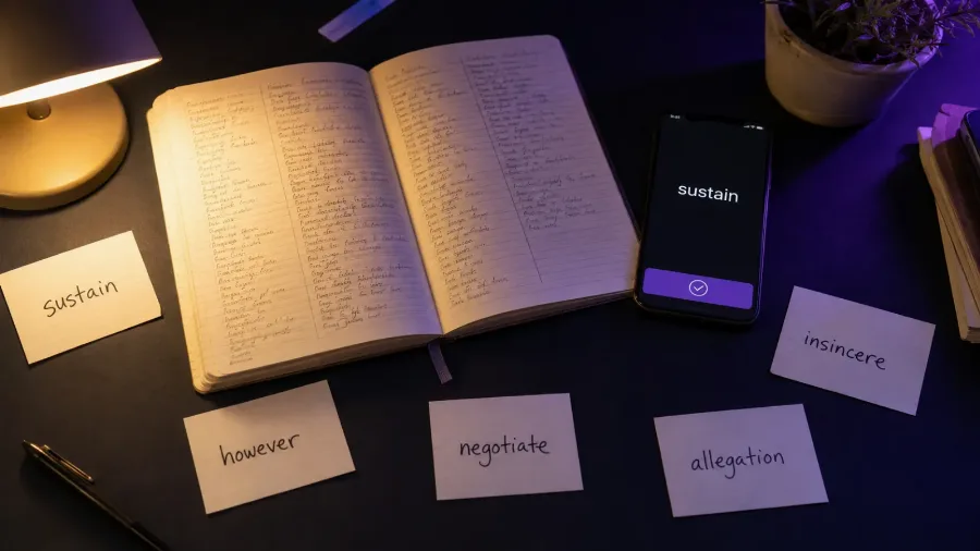 Como manter um caderno de vocabulário em inglês