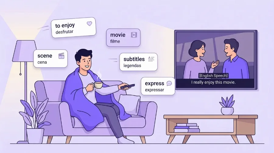 Como aprender inglês com filmes e séries