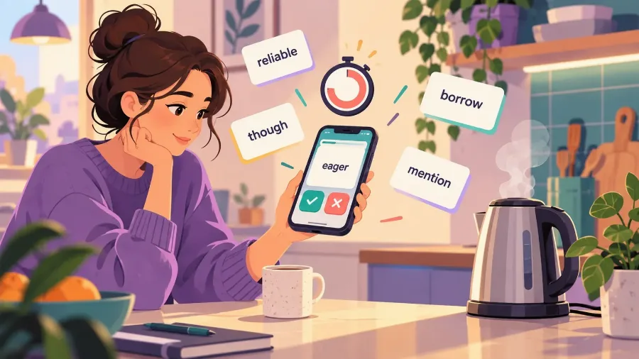Cómo repasar vocabulario rápido: un entrenamiento de un minuto