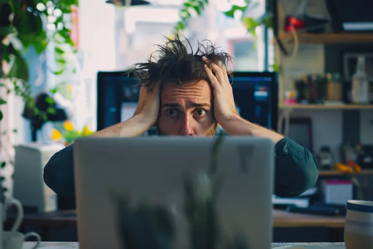 stressed — stressé