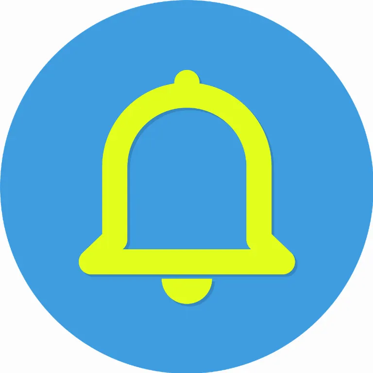 notification bell — cloche de notification