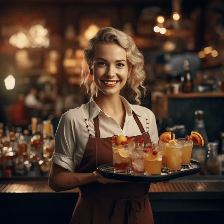 waitress — serveuse