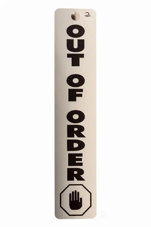 out of order — en panne