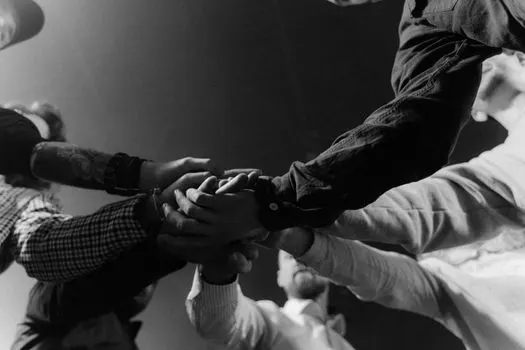 to collaborate — trabajar en equipo