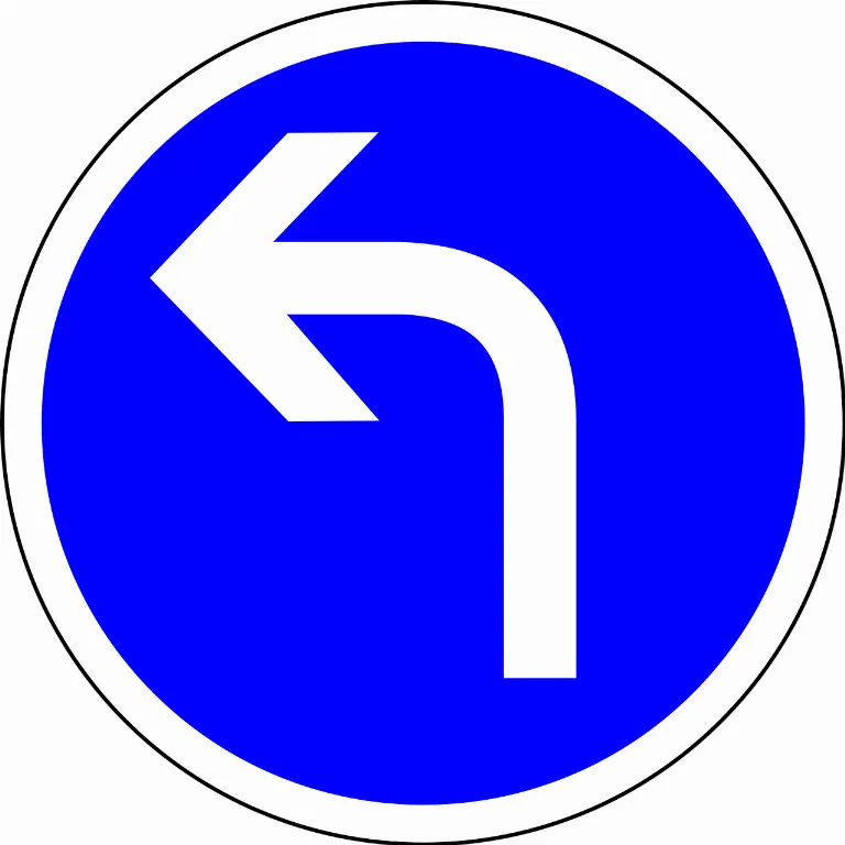 girar a la izquierda — turn left