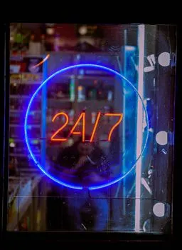 non-stop — open 24 hours
