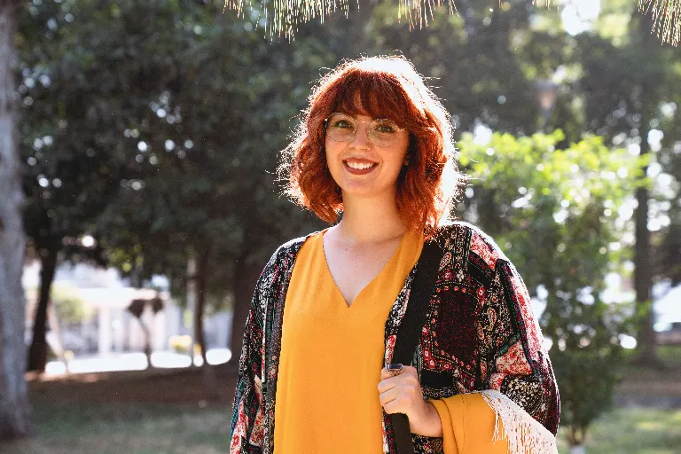 Ta värvis juuksed punaseks — Pintou o cabelo de ruivo.