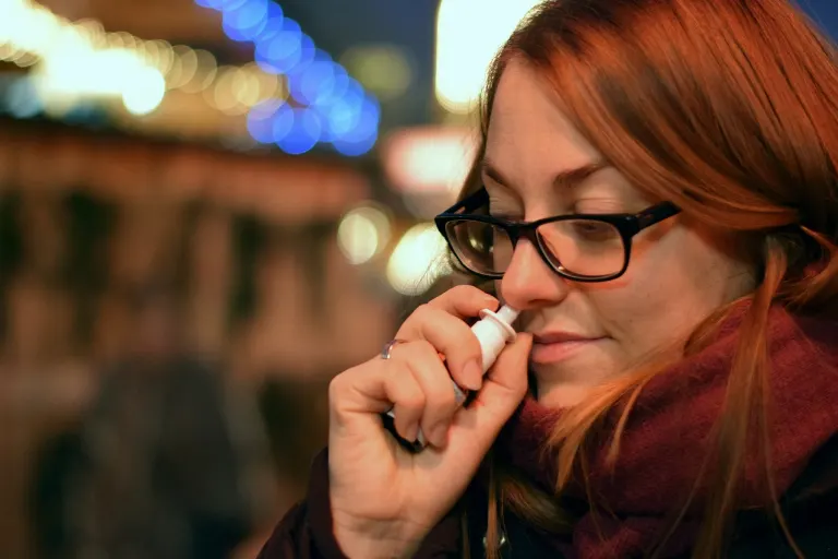 nasal spray — spray nasal