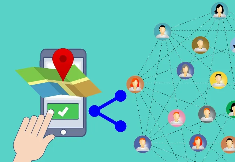location sharing — partage de position