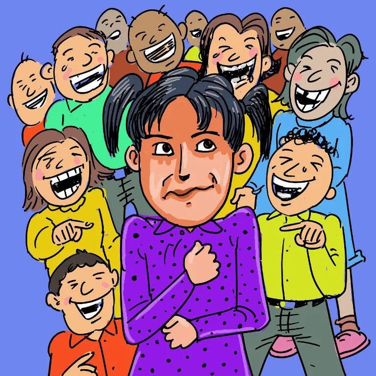 mocking — burlón