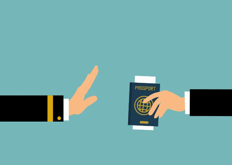 passport control — contrôle des passeports