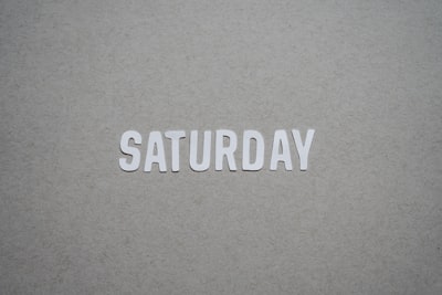 Saturday — samedi