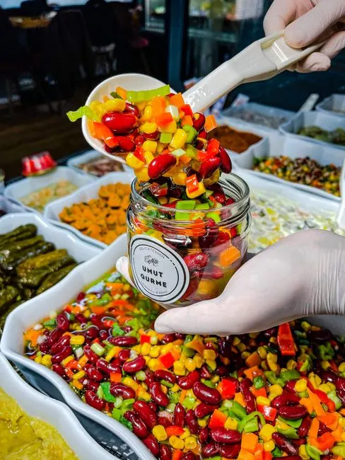 salade de haricots en conserve — canned bean salad