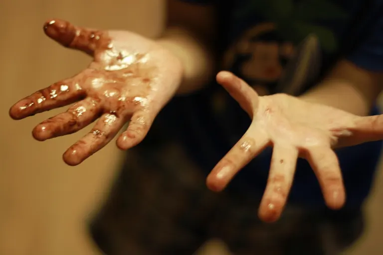 manchado — smeared