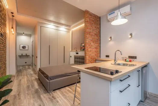 Apartamentul este mic, dar frumos — Stan je mali ali lep